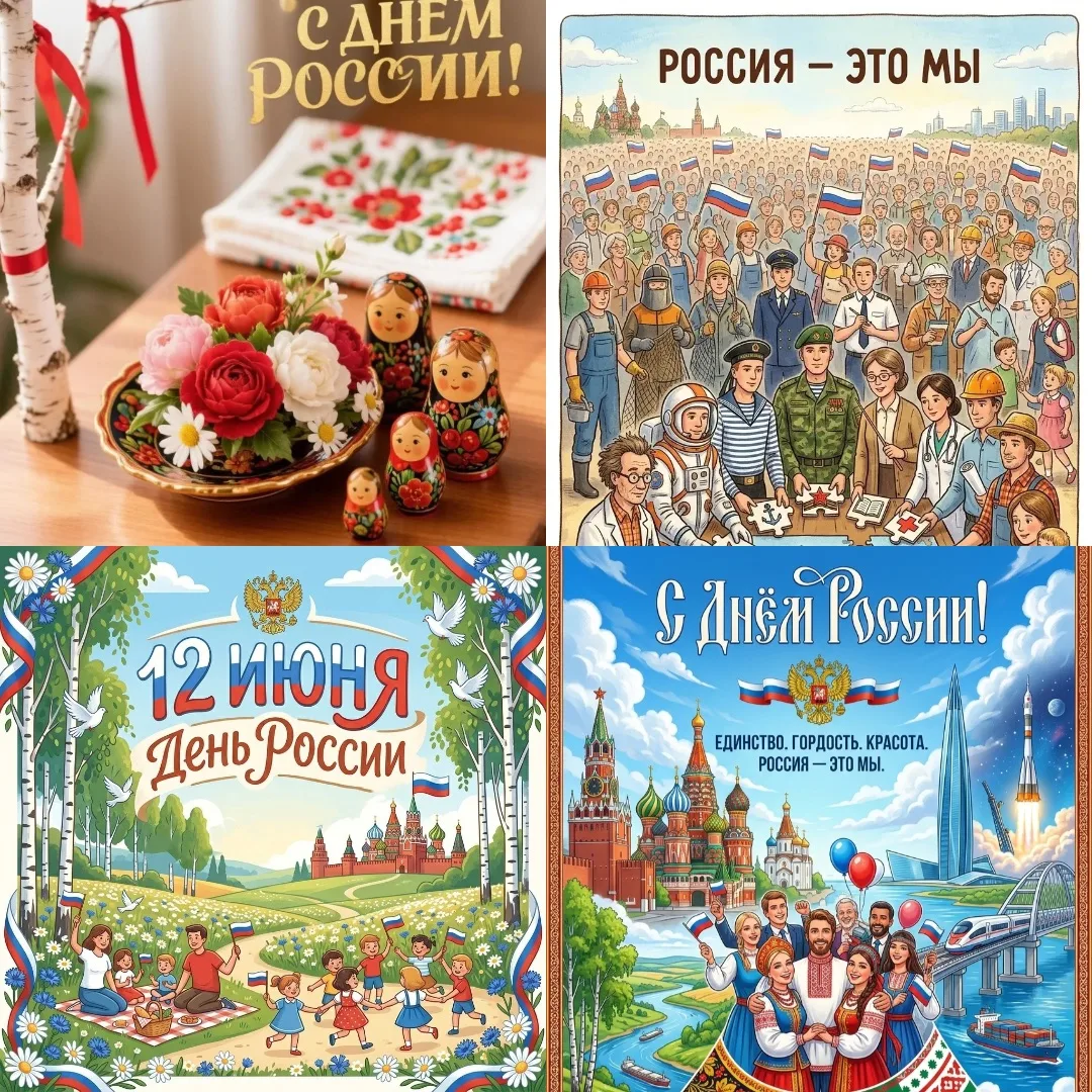 🔥 У вас ещё есть шанс поучаствовать в конкурсе открыток «Россия — это МЫ!»🔥

День России уже скоро