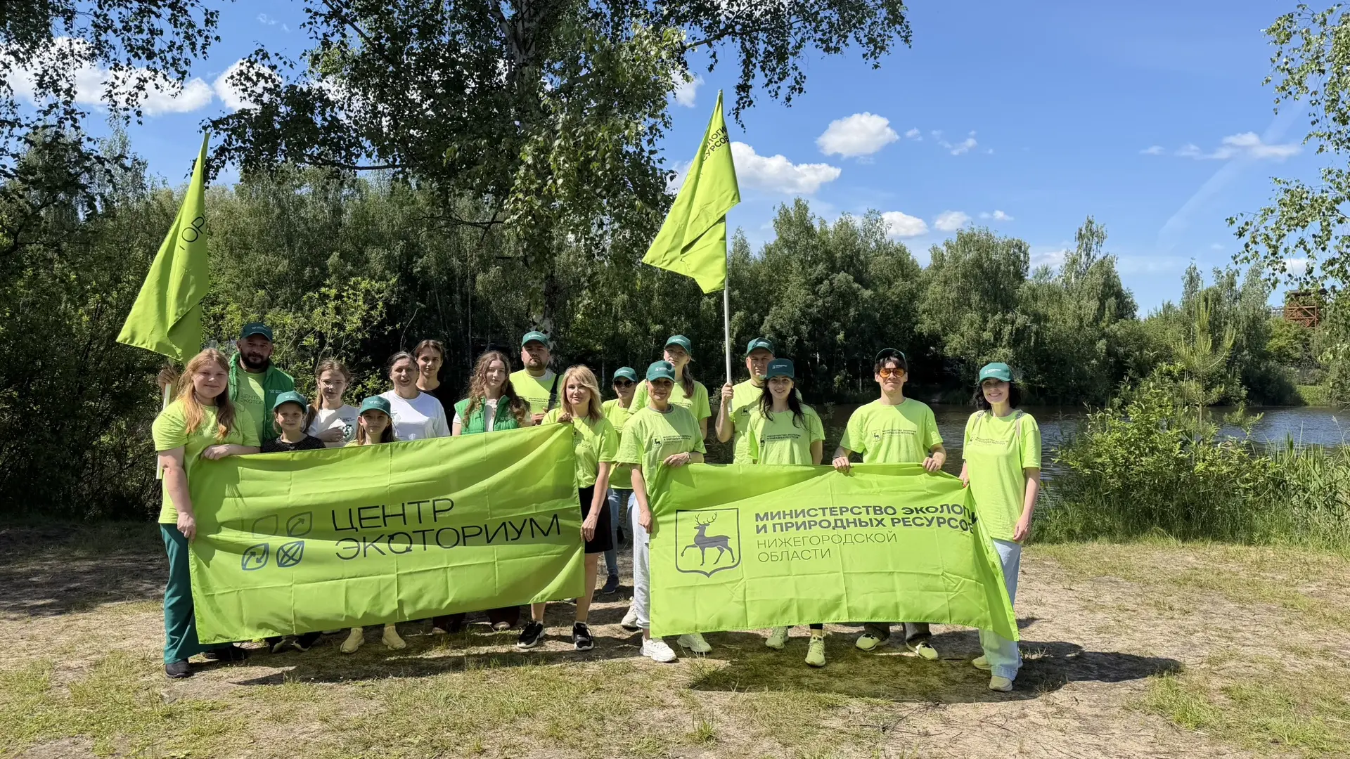 🏃 «Чистый берег — лёгкий бег»: спорт и экология объединили нижегородцев в        Сормо...