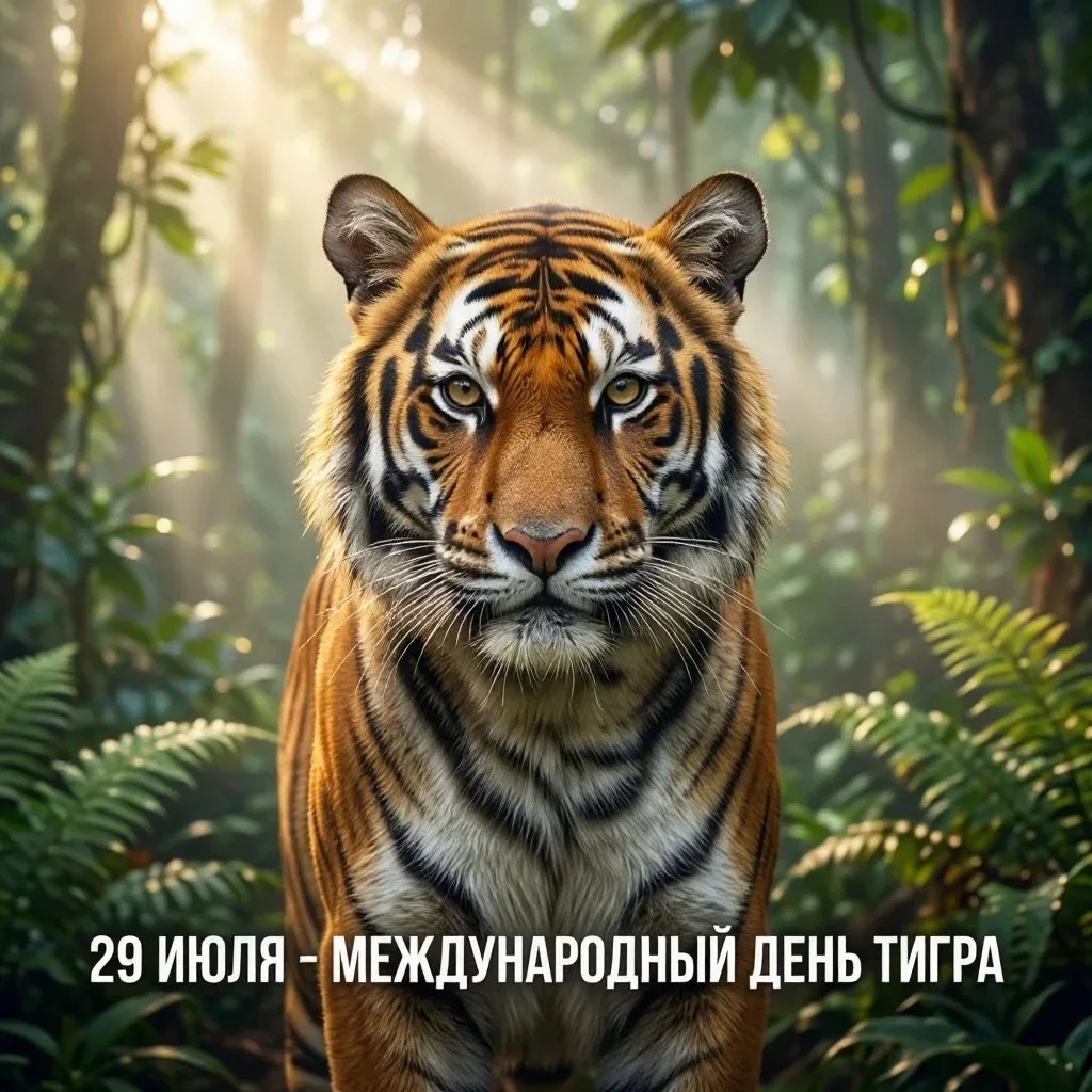 29 июля — Международный день тигра: сохраним полосатых хищников вместе!📌