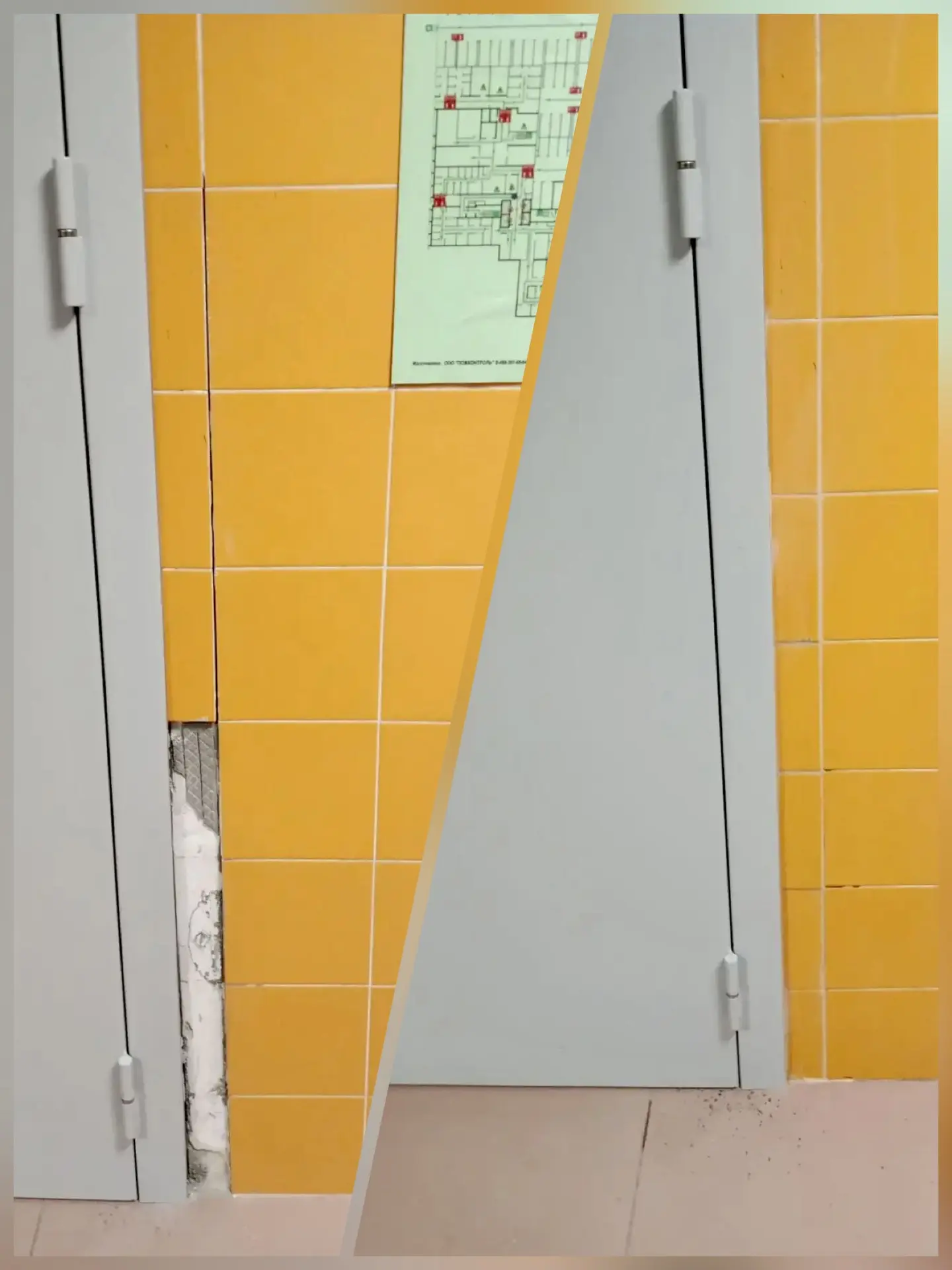 ⚒️Проведены работы по укладке плитки на -1 этаже Центральной башни.