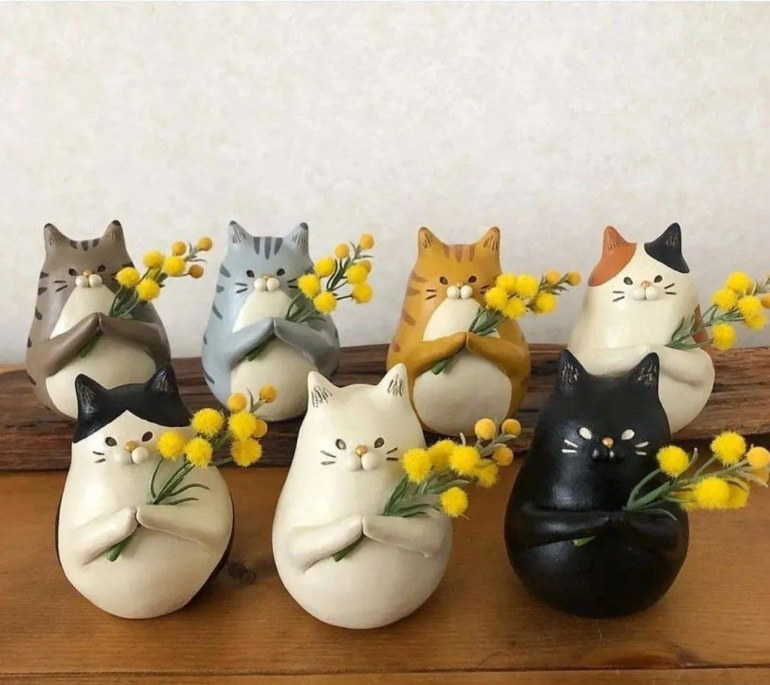 Декоративные котята-кашпо!😻