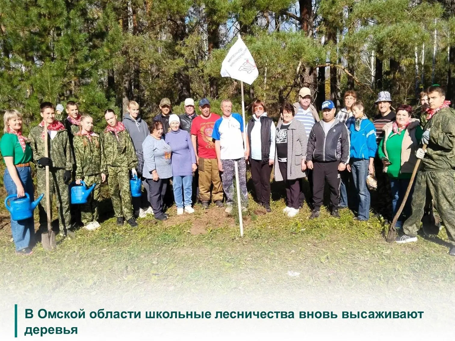 👫Школьные лесничества Омской области подключаются ко всероссийской акции «Сохраним лес...