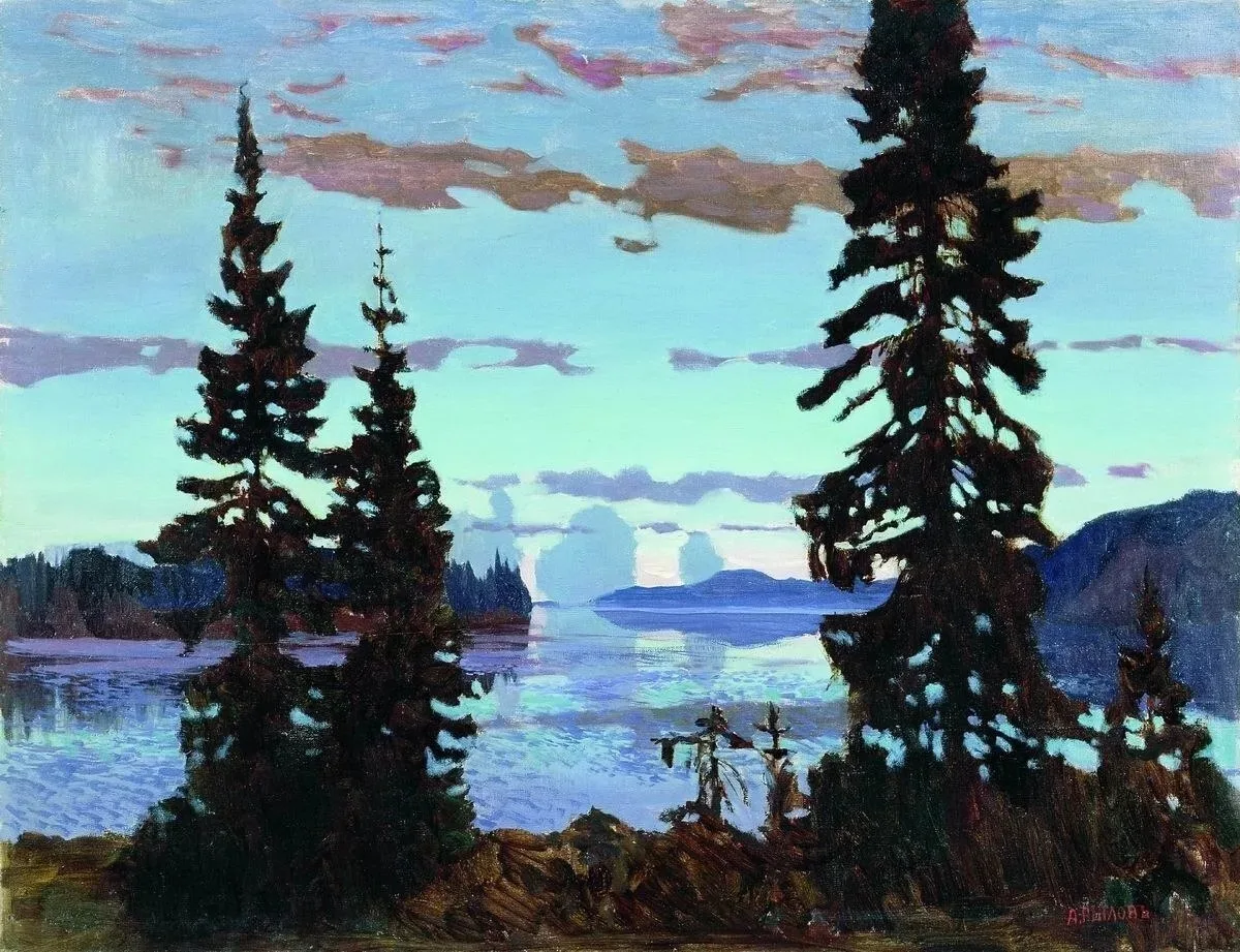 "Белая ночь. Ночная заря", 1915г.