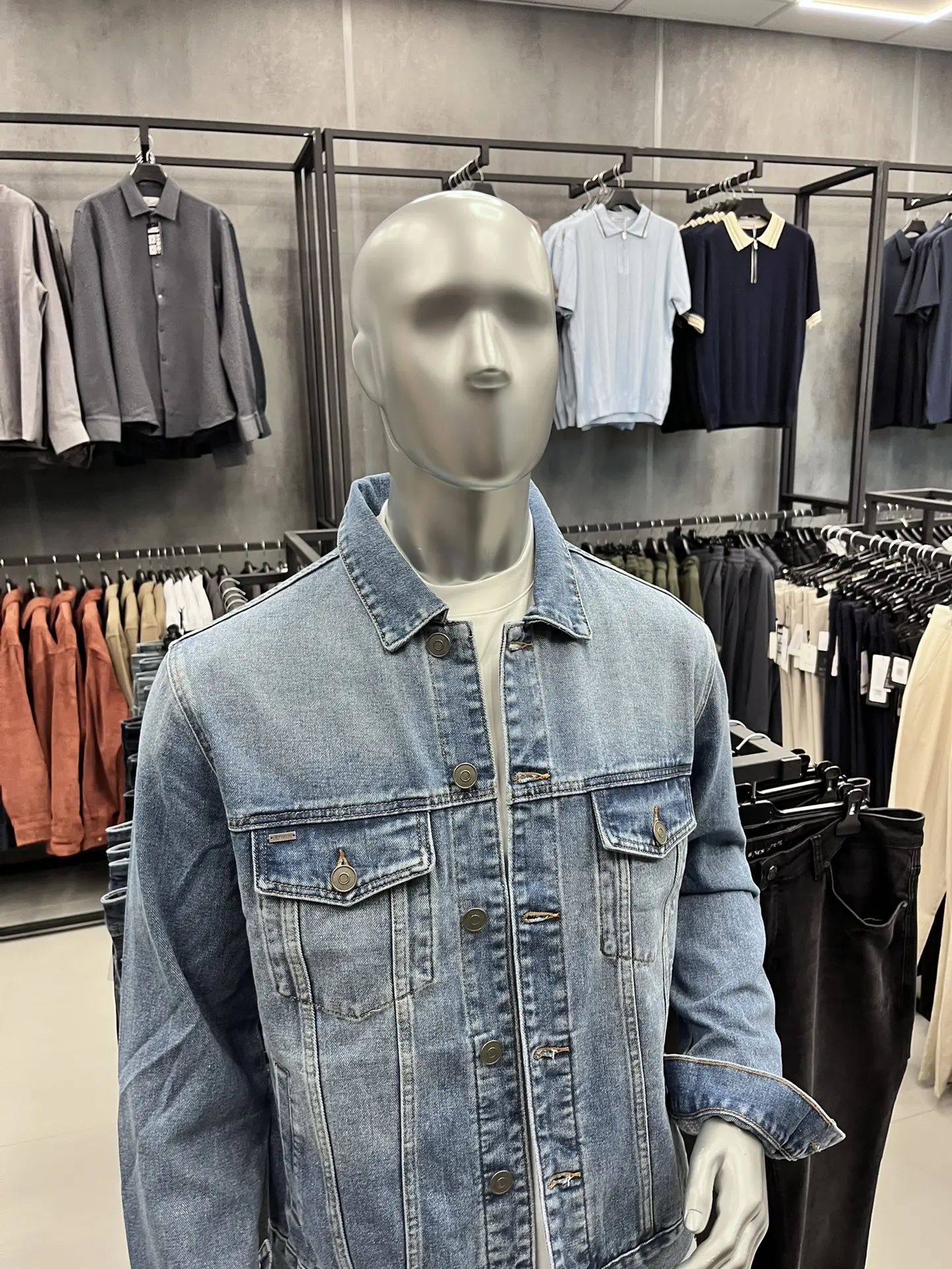 Джинсовая куртка. 100% хлопок. Размер от M до 2XL. 3500