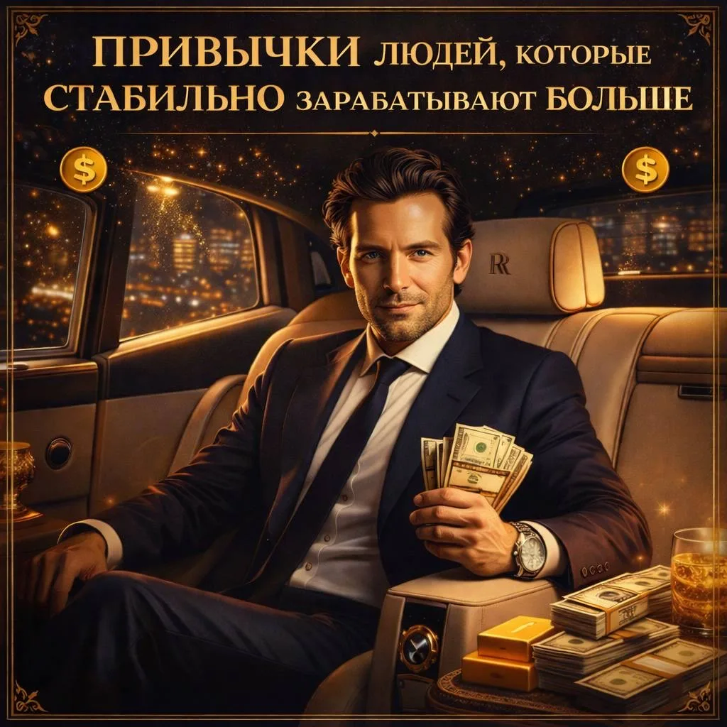 💼 Привычки людей, которые стабильно зарабатывают больше

Многие думают, что высокий доход держится 
