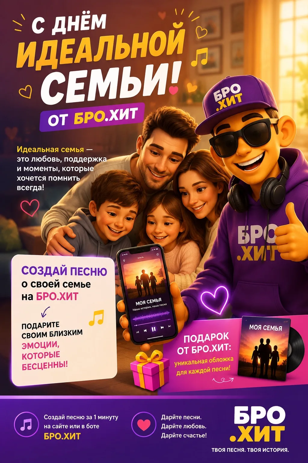 👨‍👩‍👧‍👦 С Днём идеальной семьи! ❤️