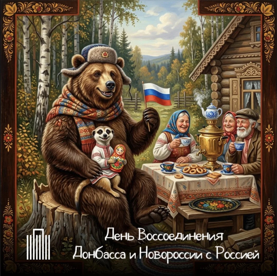 Поздравляем с Днём Воссоединения Донбасса и Новороссии с Россией! 🎈