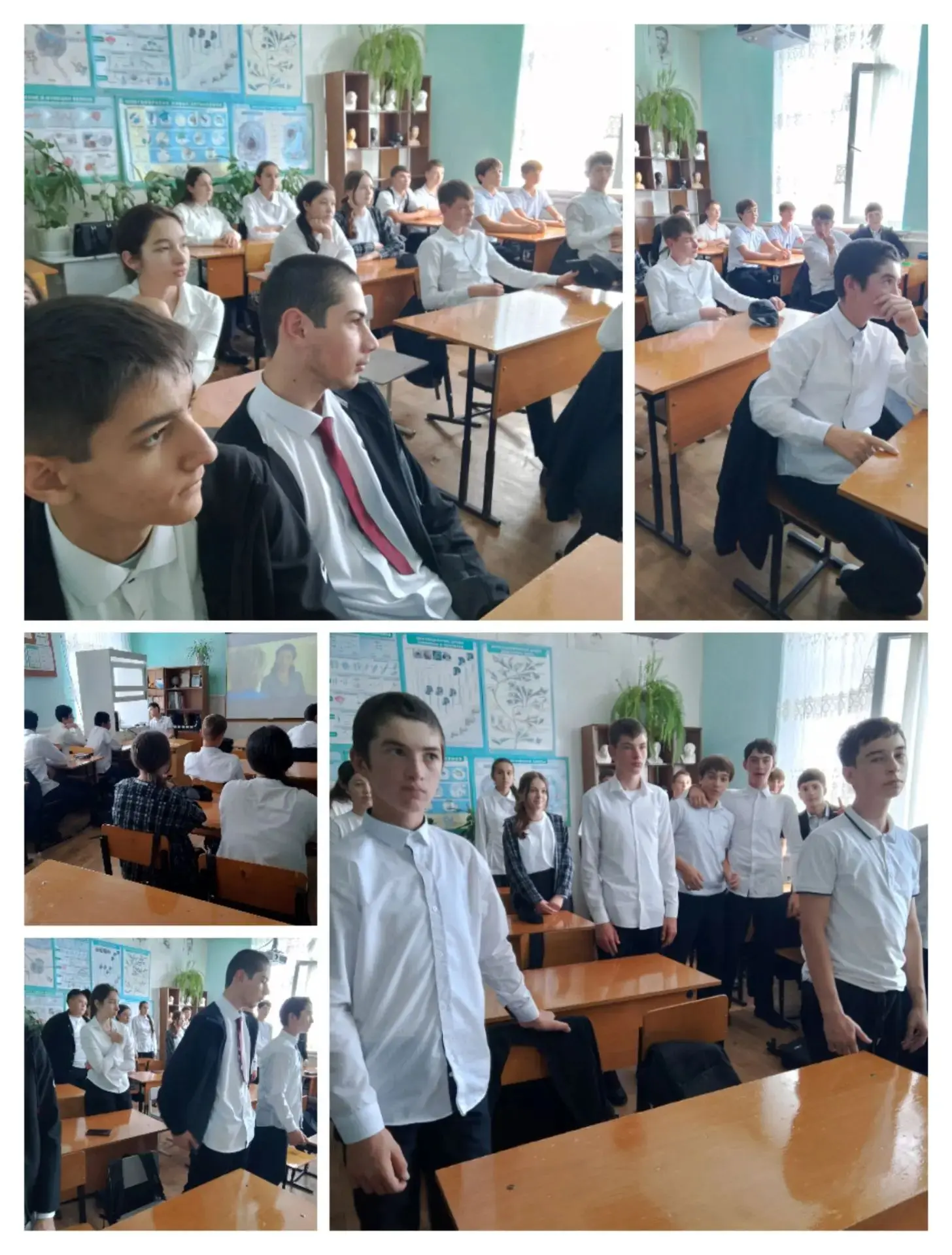 В 9в классе прошло мероприятие, посвящённое трагическим событиям, прошедшим в 2004г в г...