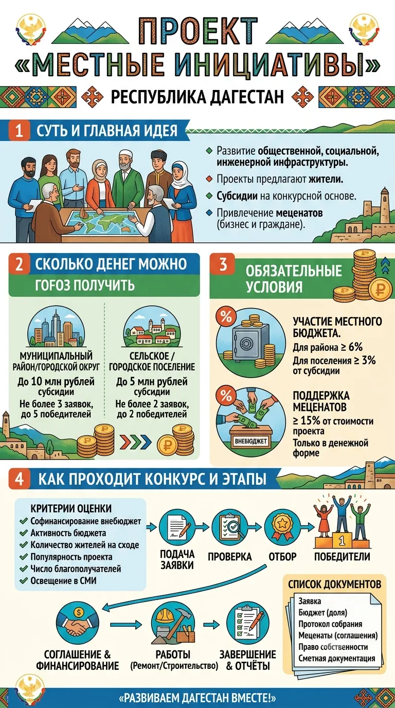 Проект «Местные инициативы»: суть, условия и порядок реализации