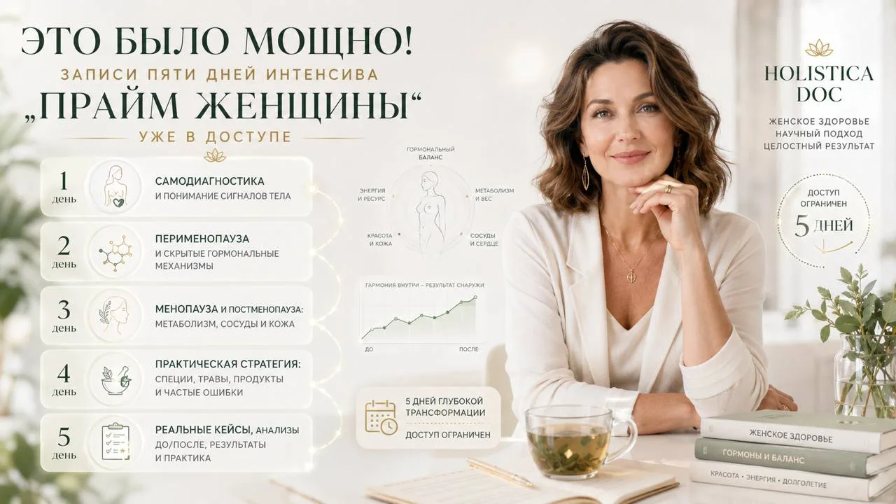 ⚡️ Это было мощно! Записи 5 дней интенсива «ПРАЙМ ЖЕНЩИНЫ» уже в доступе

Наш 5-дневный интенсив гро