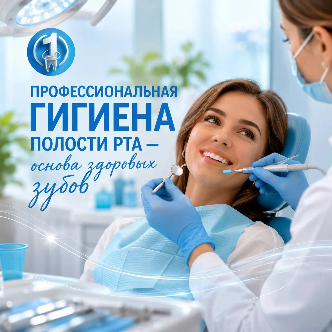 🦷 Профессиональная гигиена полости рта — основа здоровых зубов