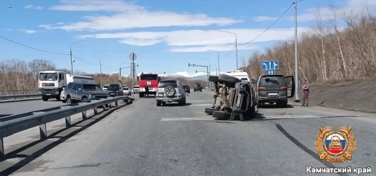⚡️ Массовое ДТП произошло на объездной   Сегодня на 18‑м километре автодороги «Морпорт — Аэропорт» п