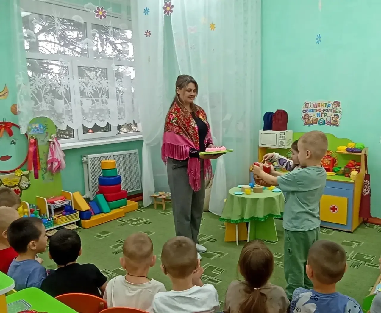 В рамках федерального проекта « Добрые игры» и в преддверии Дня пожилого человека в дет...