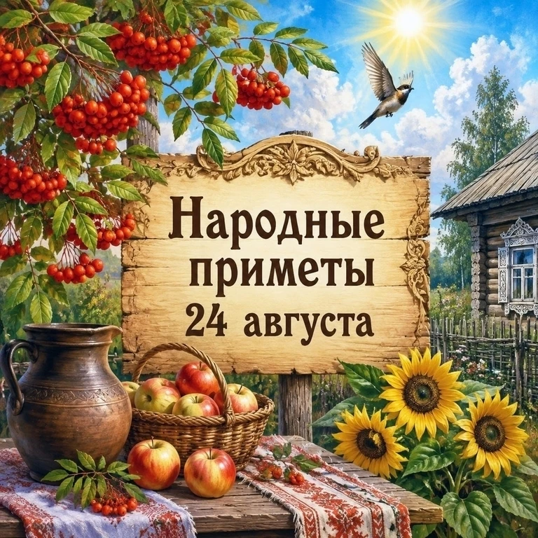 🌿 Народные приметы 24 августа 🌿