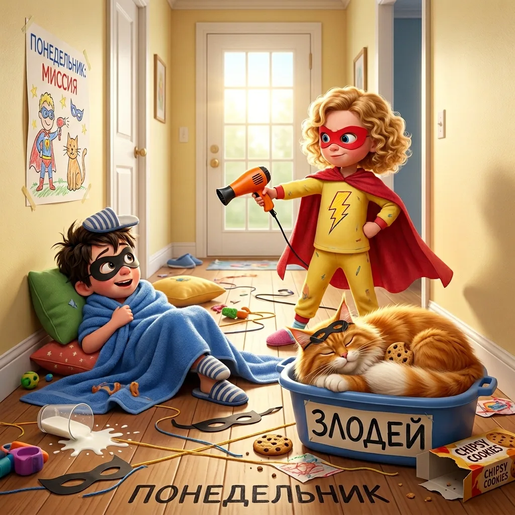 Понедельник — это когда ты пытаешься спасти мир от новой недели с помощью супергеройско...
