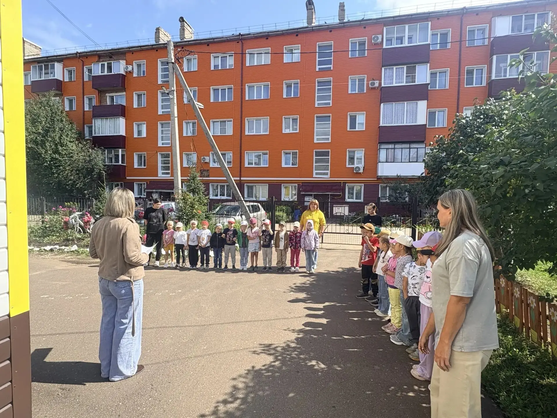 В детском саду прошли всероссийские учения по учебному вопросу о действиях в случае ата...