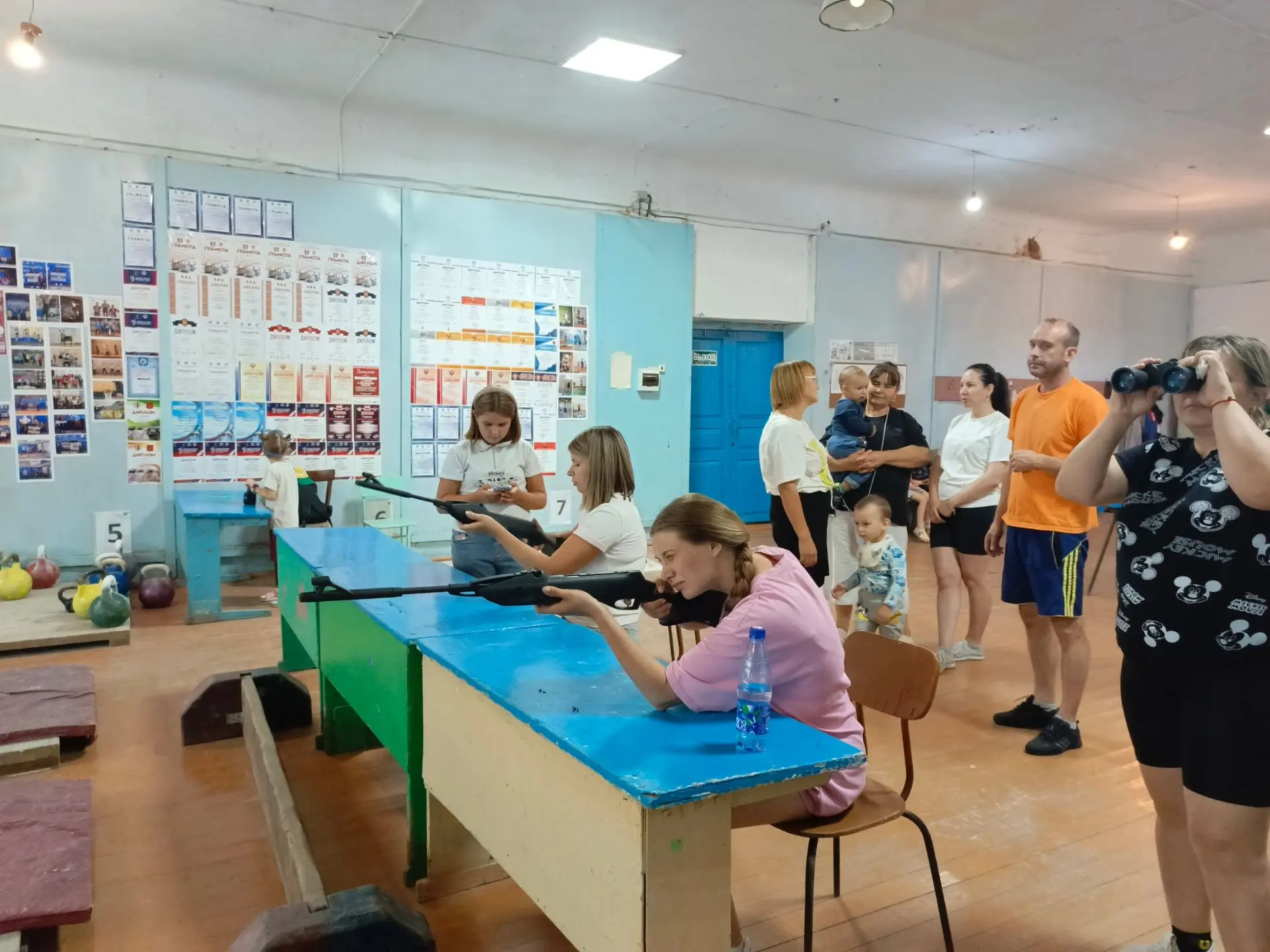 🎊5 августа в преддверии празднования "Дня физкультурника" в стрелковом зале Лебяжьевск...