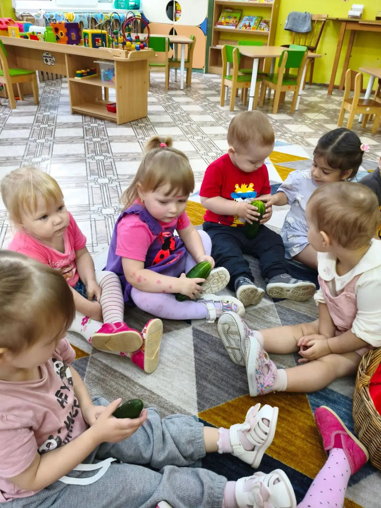 Начинаем тематическую  неделю: «овощи на грядке» 🍅🥒