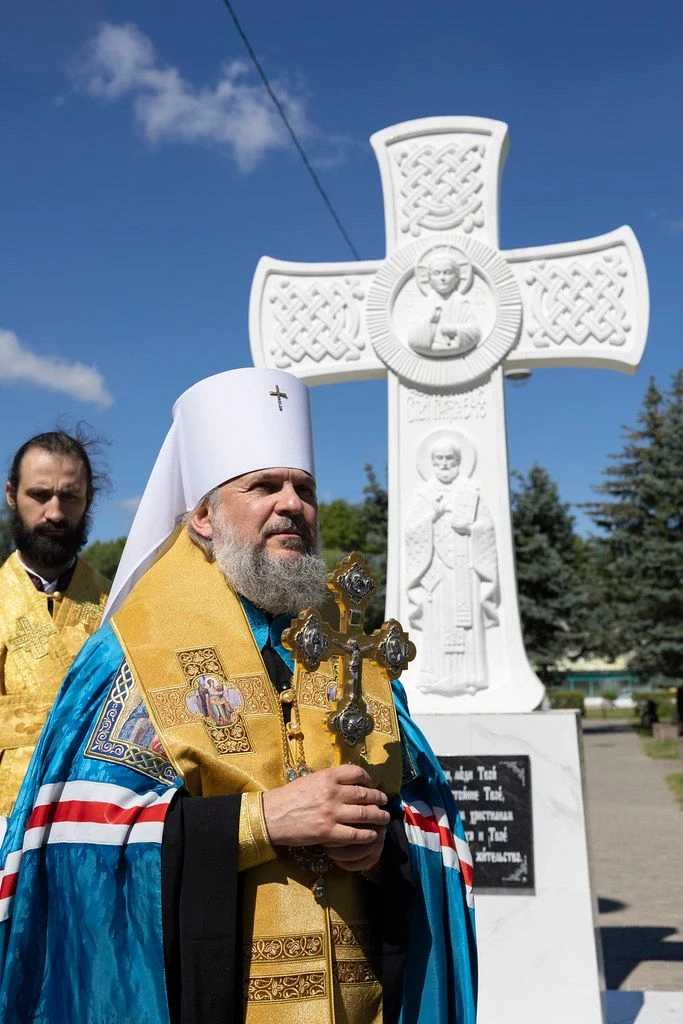 В этот же воскресный день митрополит Тверской и Кашинский Амвросий посетил г. Калязин и совершил осв