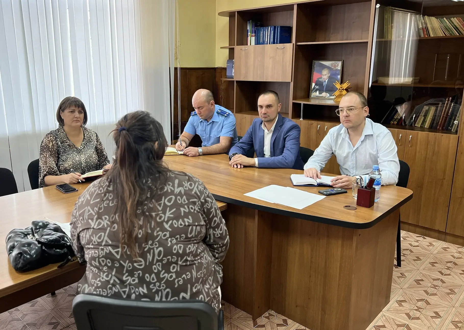 ⚖️ Сегодня на базе администрации Питерского района аппаратом Уполномоченного по правам ...