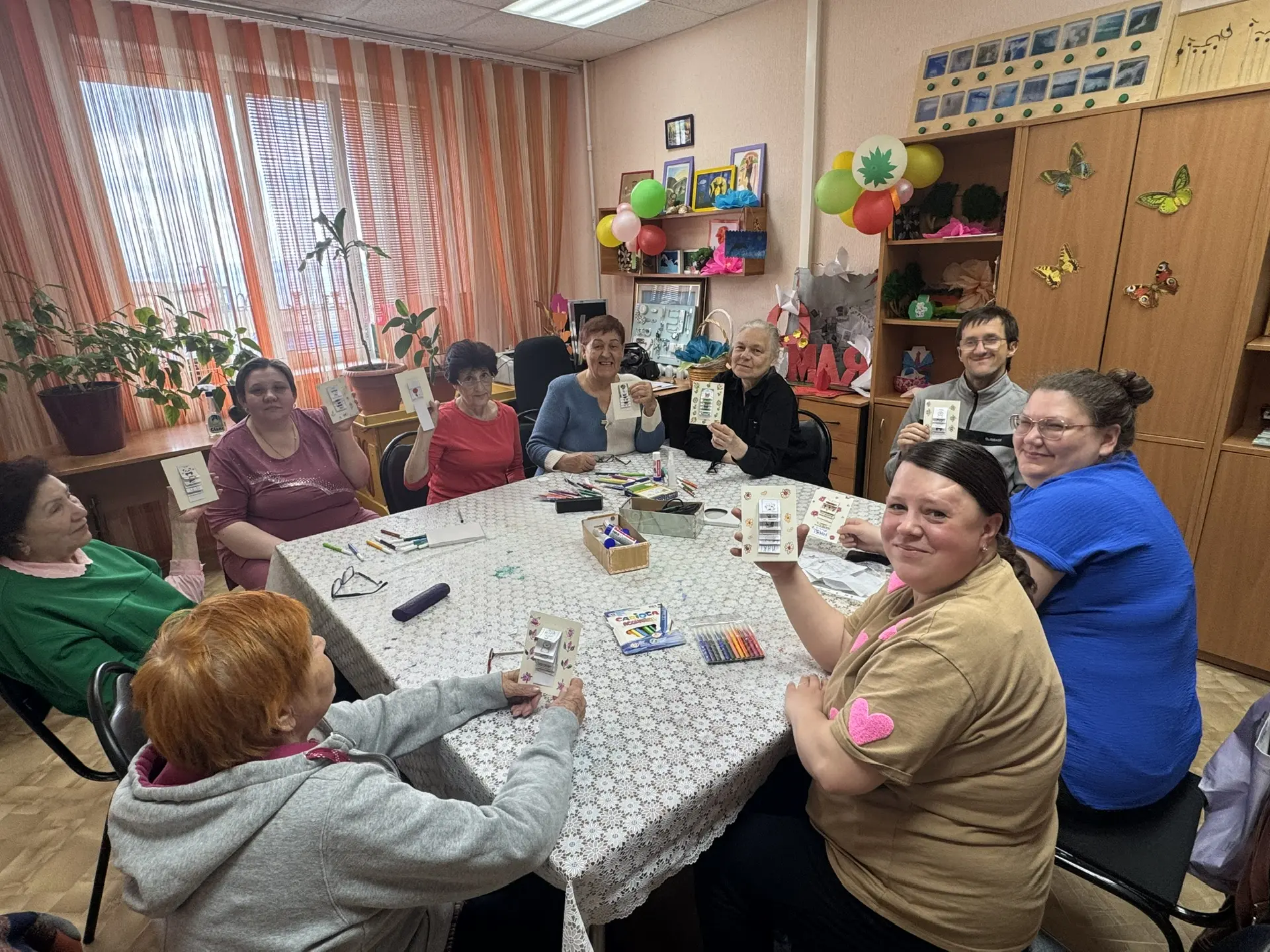 ✨Вчера в отделении дневного пребывания прошёл мастер-класс от Ирины Денисовой. На этот ...