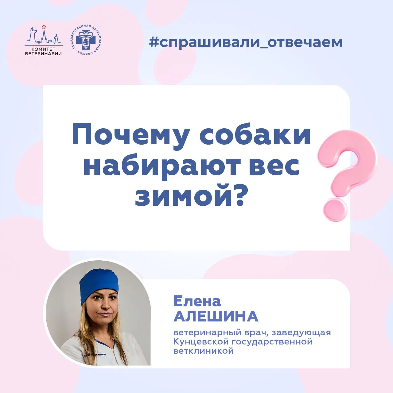 🦮 Сокращение длительности прогулок — один из факторов набора веса зимой, объяснила зав...