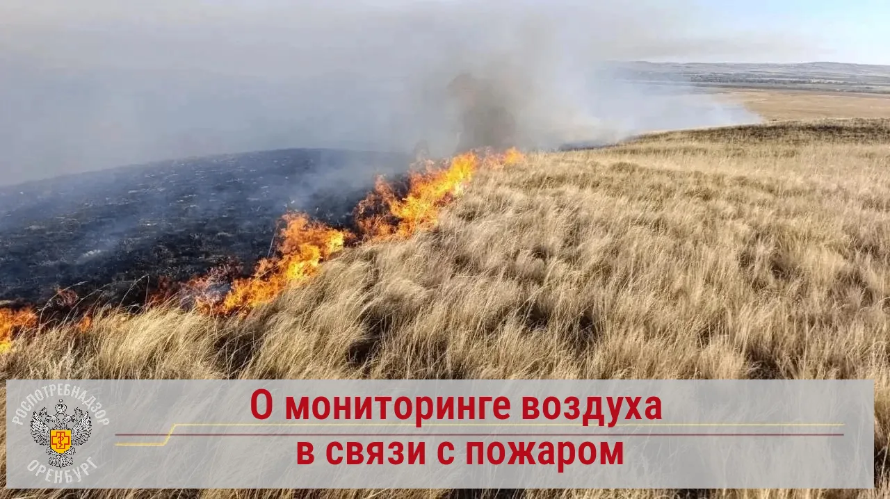 🔥В связи с возникновением ландшафтного пожара в Кувандыкском городском округе и Беляев...