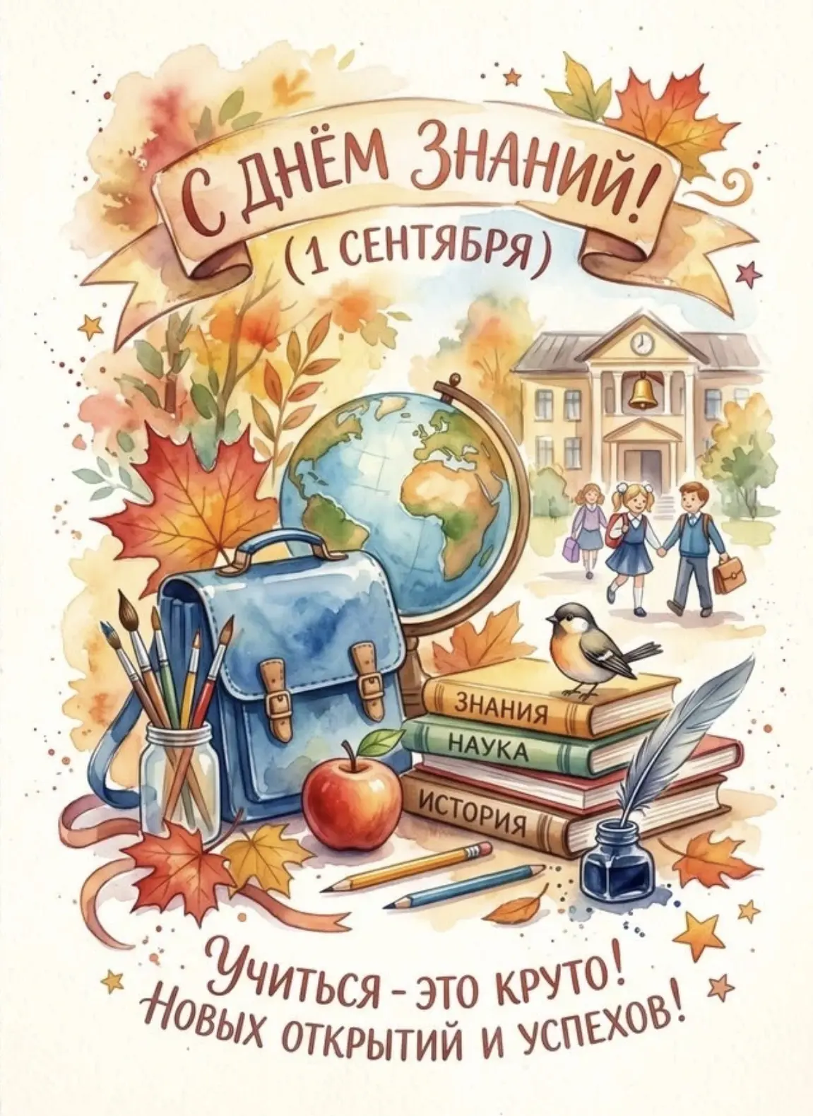 🎓 С 1 сентября! С Днём знаний! 📚✨