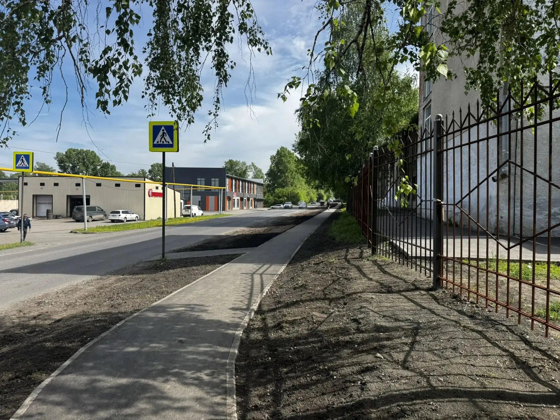 Новые пешеходные зоны появились в сквере Молодоженов и на улице Ногинской