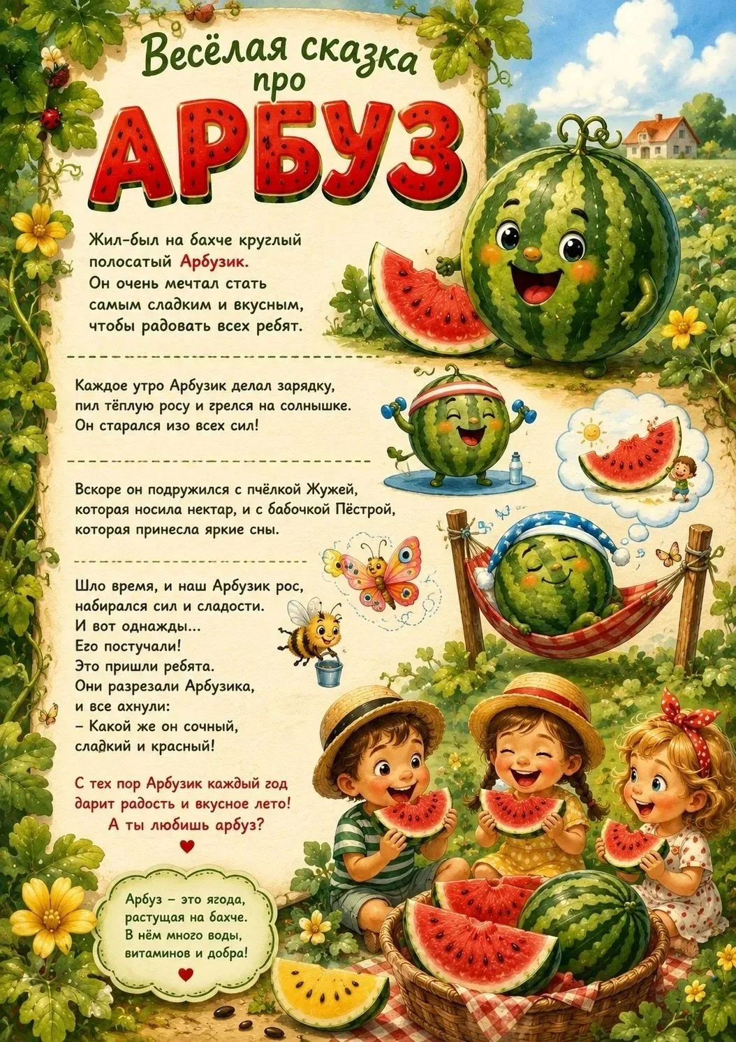«День арбуза»🍉