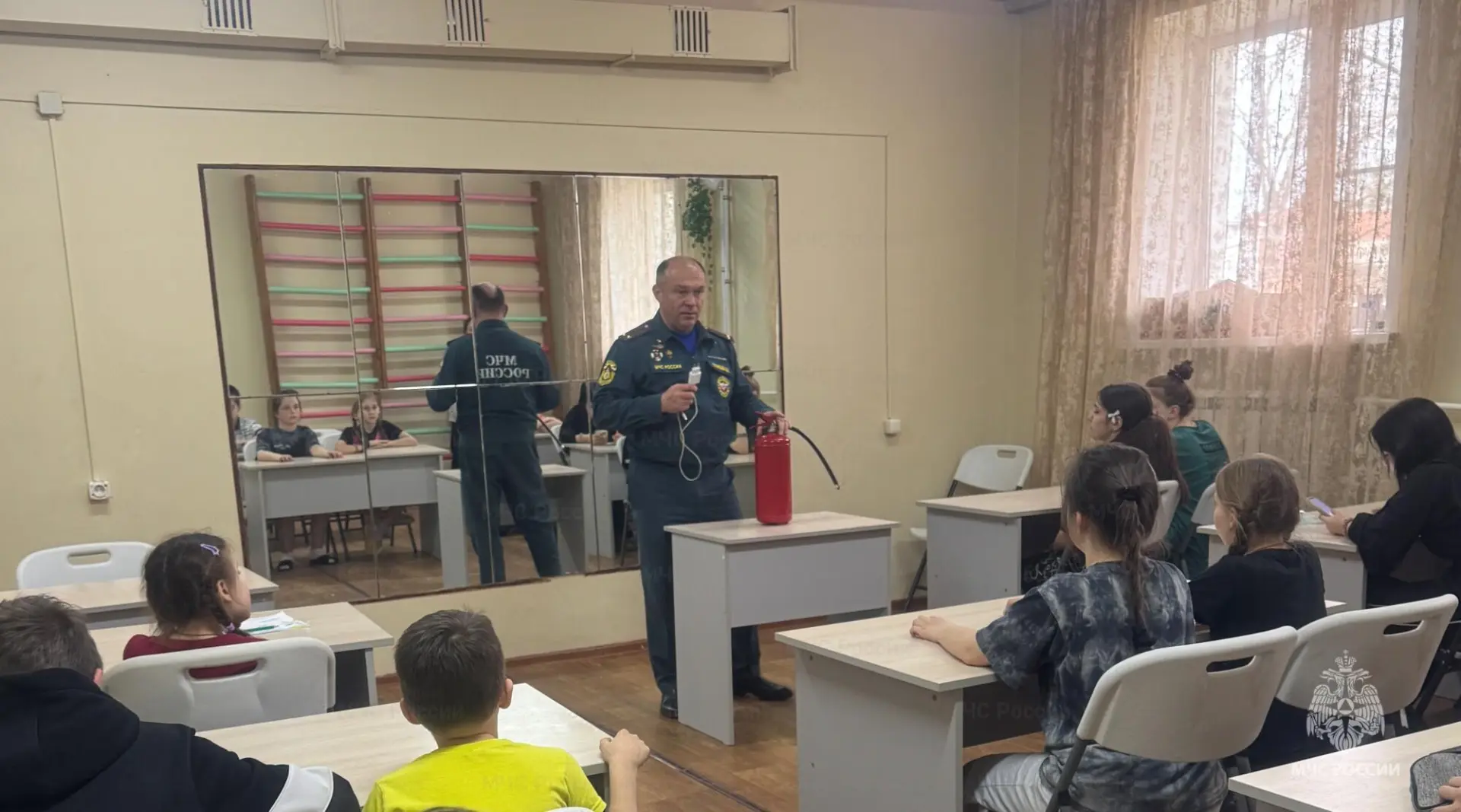 🧯Сотрудник МЧС России провёл урок безопасности в санатории «Синтетик»  Начальник отдела надзорной де