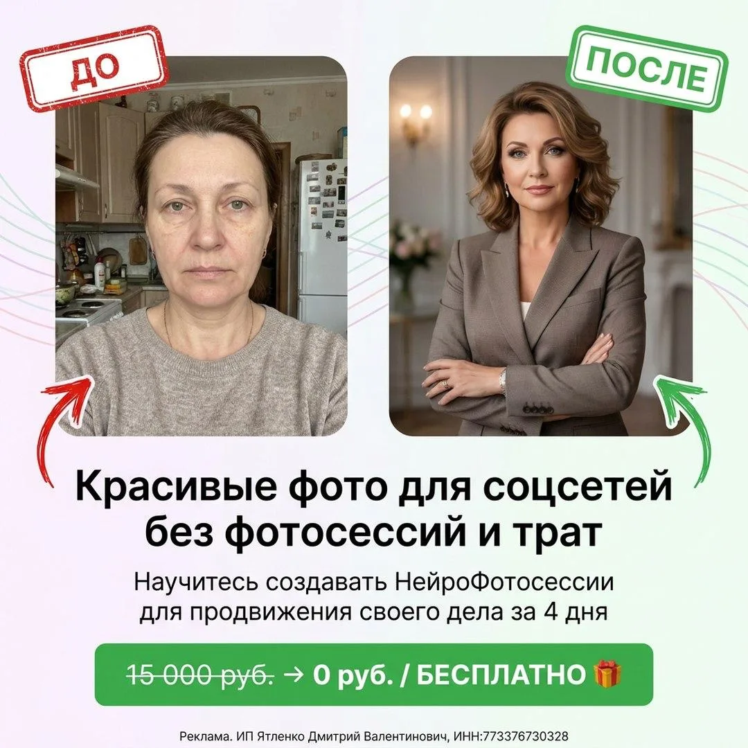 🔥 Открыт бесплатный доступ к мини-курсу по нейросетям для жизни и продвижения!