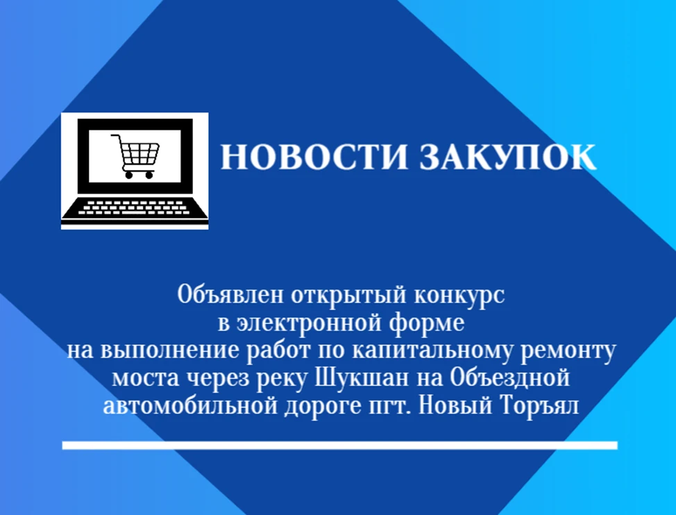 Осуществляется прием заявок на участие в электронном конкурсе, предметом которого является выполнени