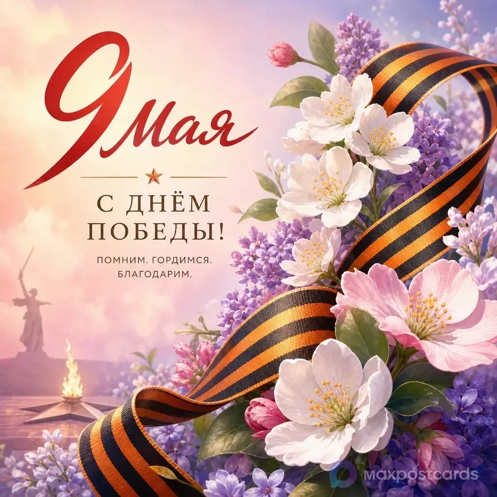 🇷🇺 С Днём Великой Победы!  Дорогие ученики, учителя и родители! Поздравляем вас с 9 Мая — Днём Побед