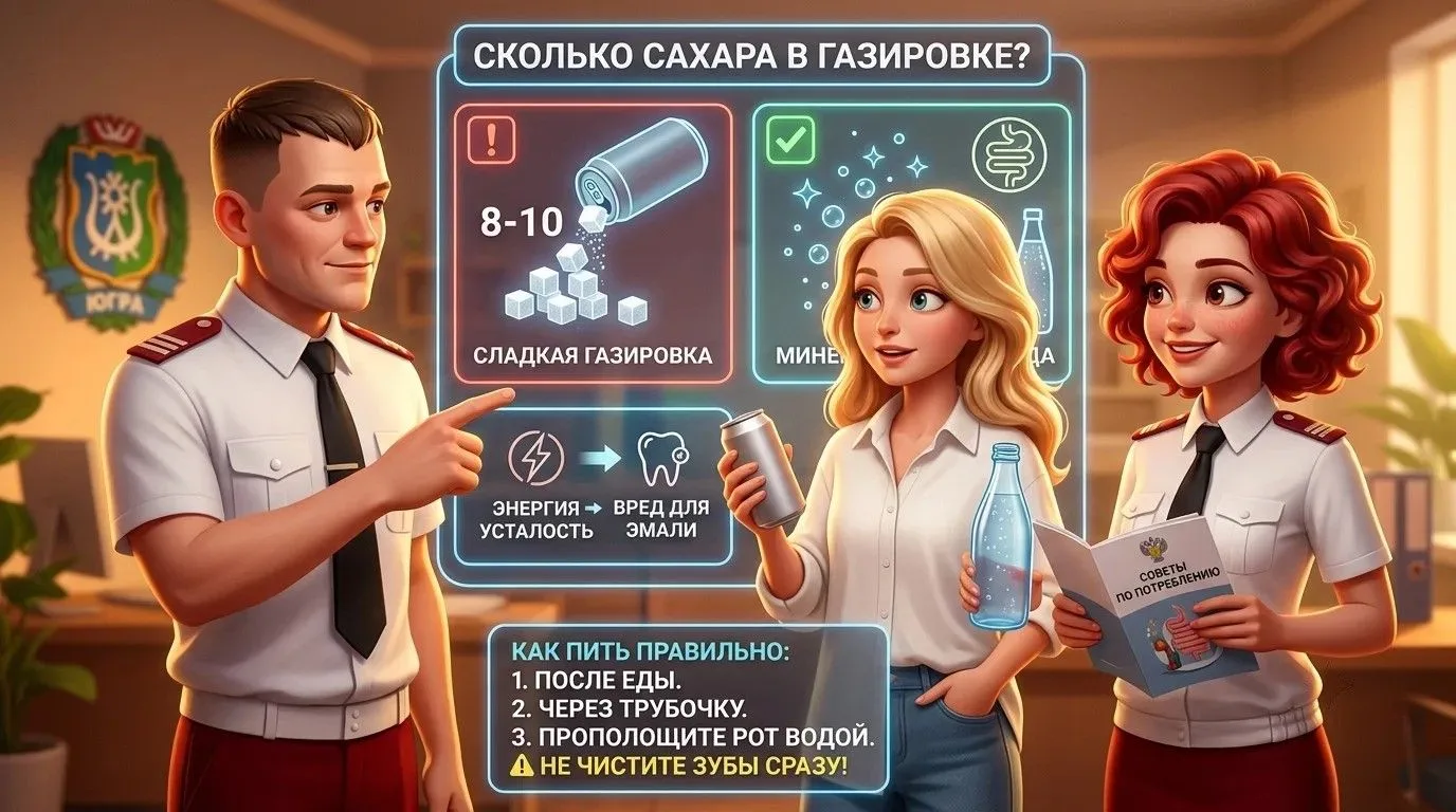 Сколько сахара в вашей любимой шипучке: стоит ли отказываться от газировки?
 
В жаркий день так и тя