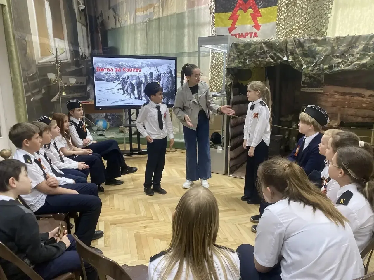 Историческое наследие: «Битва за Кавказ» в музее Сегодня для 4 «А» класса в историческом музее прошл