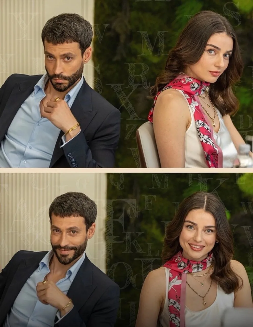 💥 Айча Айшин Туран и Экин Коч на кадрах из сериала «Вероятная любовь»