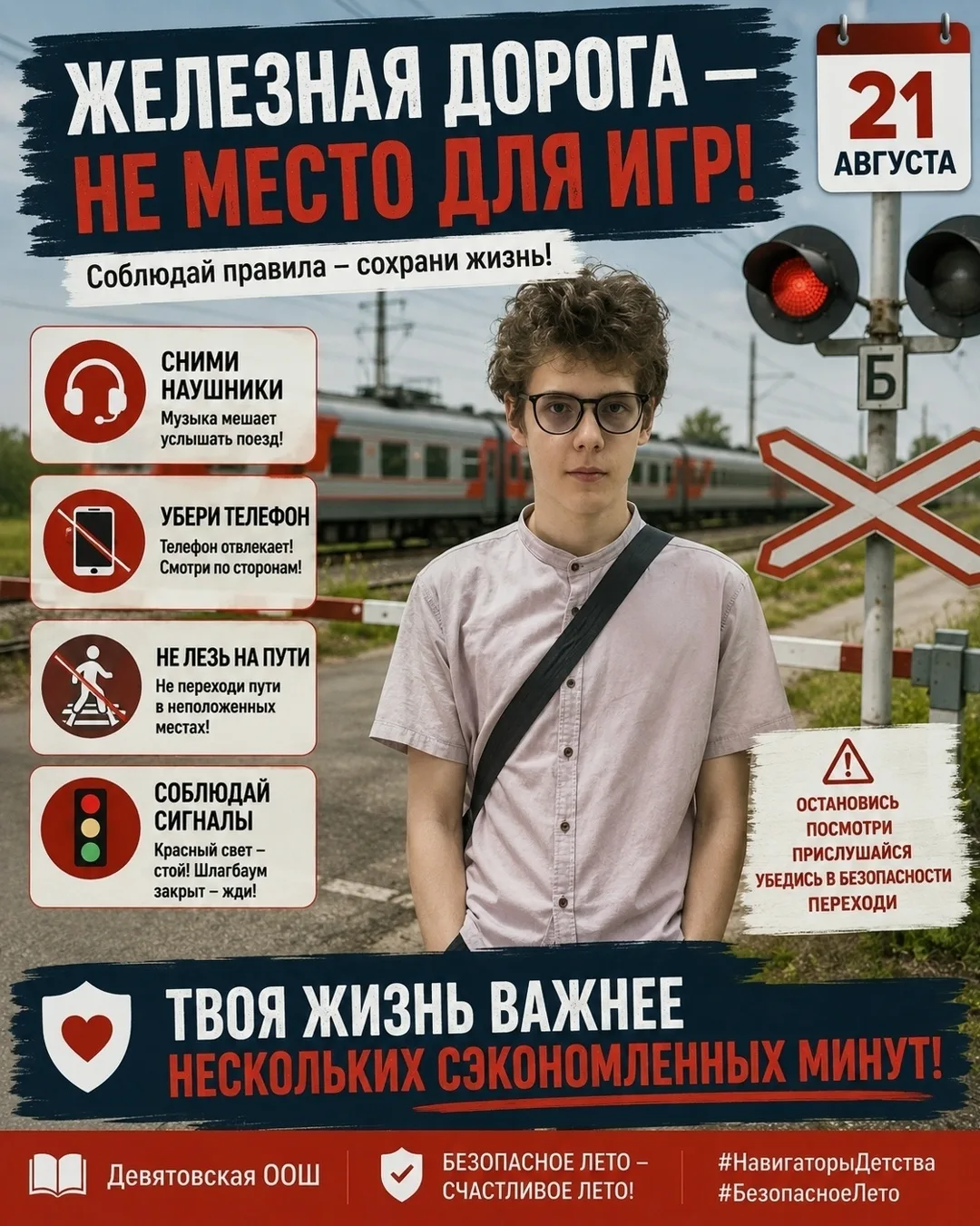 🚂 Внимание, родители! Безопасность детей на железной дороге — зона нашей общей ответст...