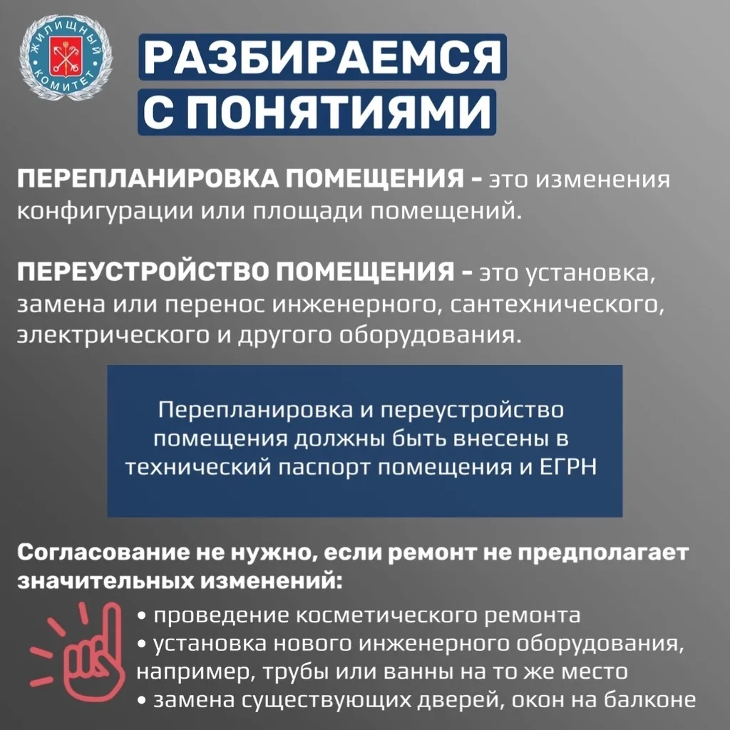 Перепланировка не терпит импровизации: она должна быть согласована