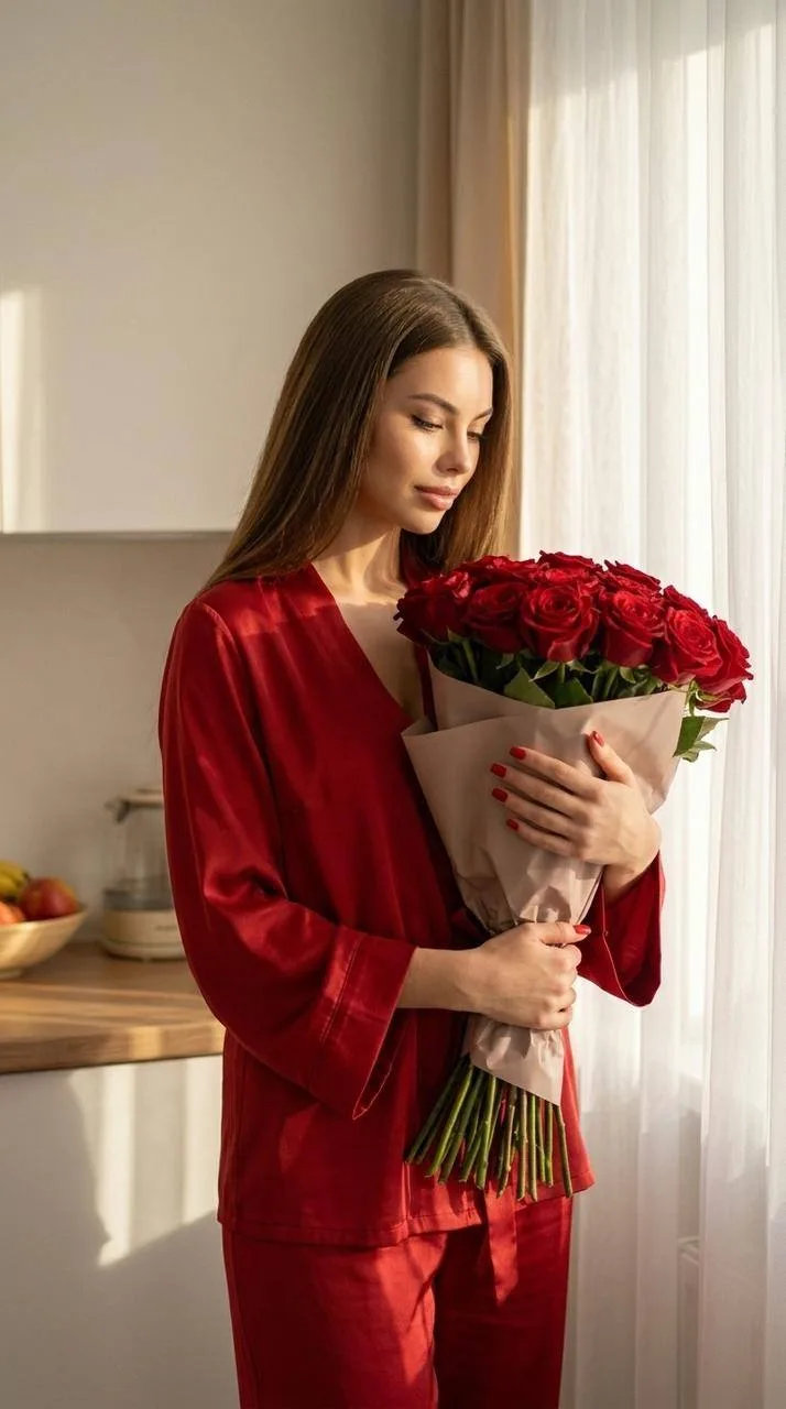 🌹 ☀️  Утро с розами