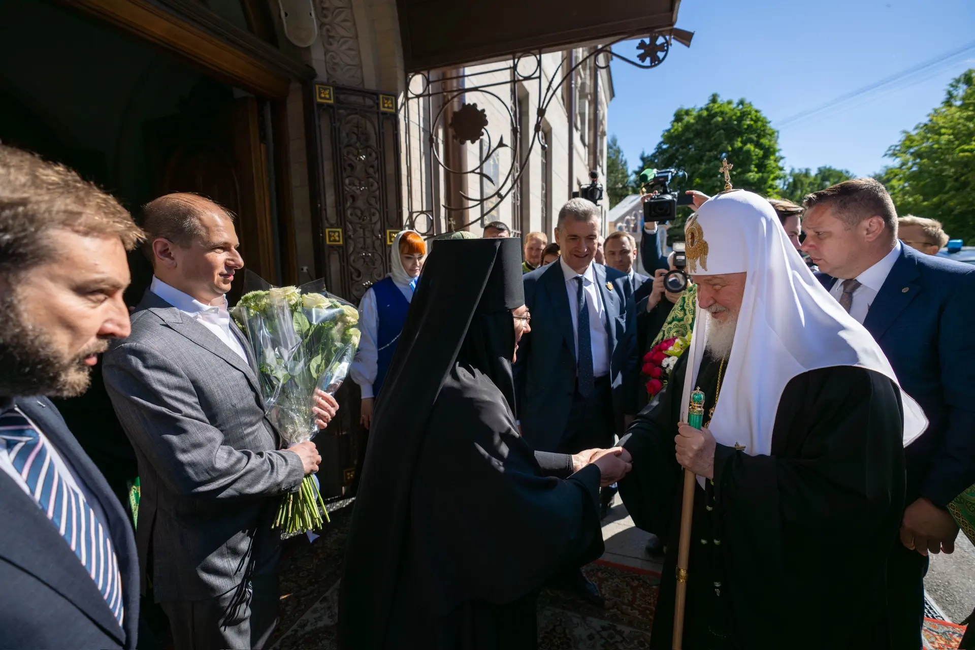 ☦️ В день памяти праведного Иоанна Кронштадтского Святейший Патриарх Московский и всея Руси Кирилл с