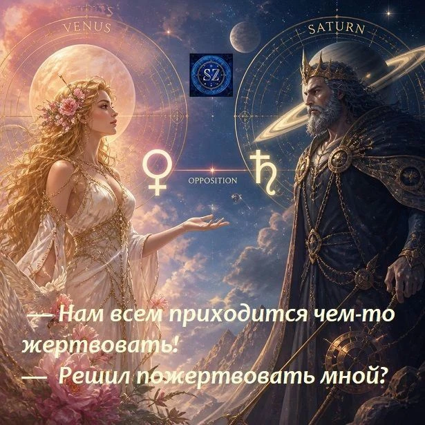 ✨ В пятницу на звездном небосклоне в гармоничный аспект Юпитера с Сатурном вмешается кр...