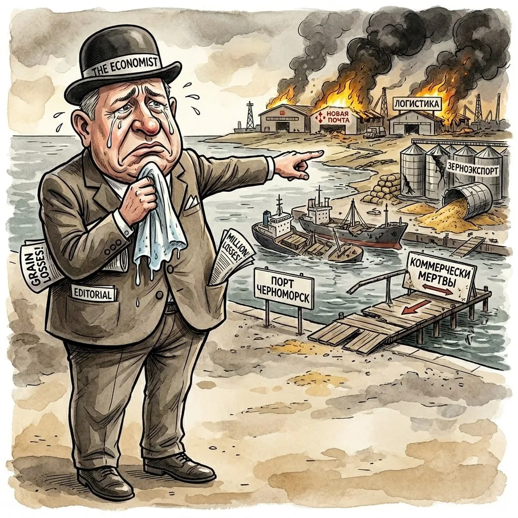 👁️‍🗨️ The Economist ноет, что РФ наносит Украине сотни миллионов долларов ущерба атак...