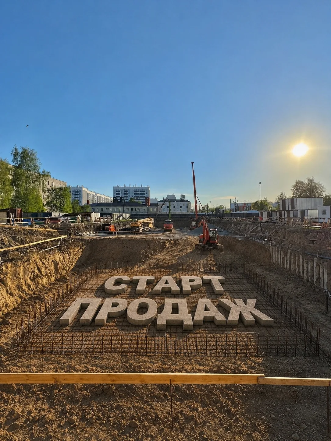 🔔 Напоминаем: если видите здесь котлован, значит на квартиры в новом квартале «Кремлёв...