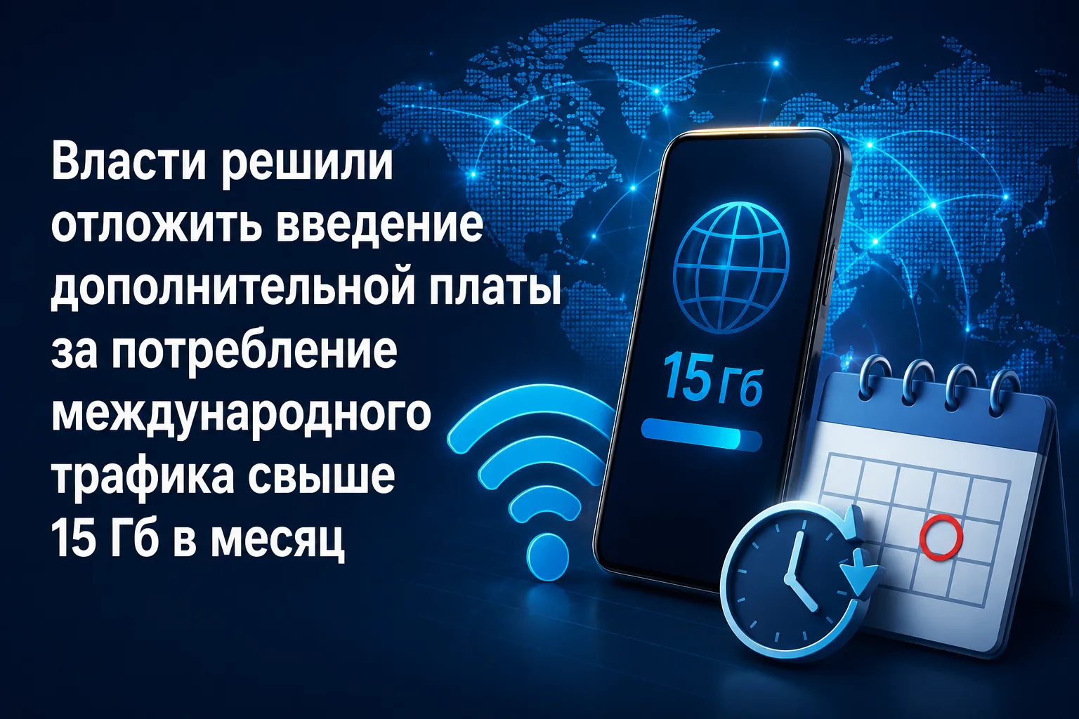 ❗️Власти решили отложить введение дополнительной платы за потребление международного тр...