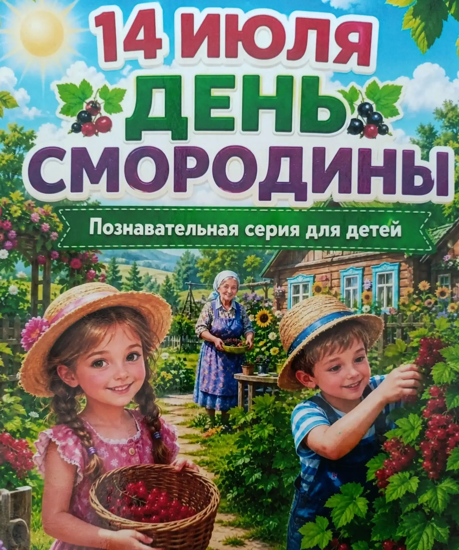 Дети средневозрастной дежурной группы, познакомились с ягодой смородины, её полезными с...