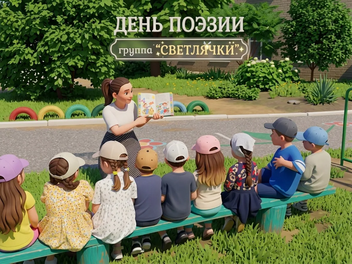 Поэтический день в «Светлячках»: когда рифма правит бал! ✨