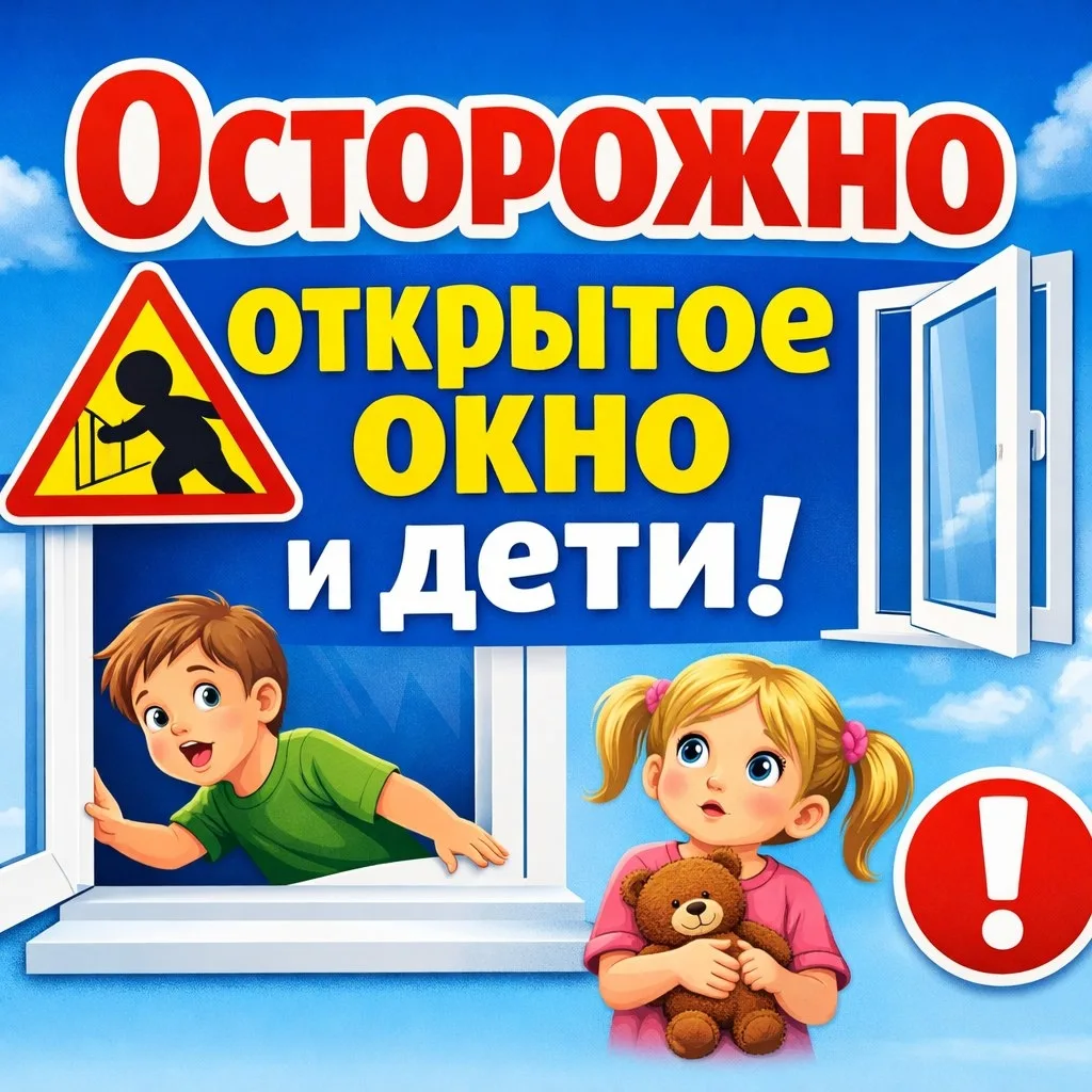 🔔 Важное напоминание для родителей: опасность открытого окна и москитных сеток! 🔔

Лето — время от