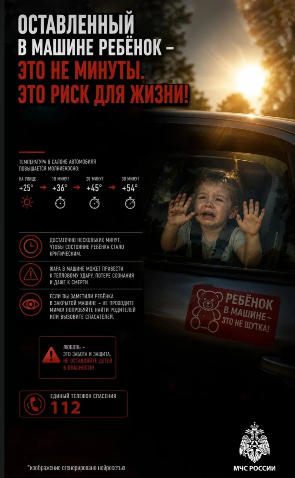 🚘 Опасно: не оставляйте детей одних в машине!

Во дворах жилых домов мы часто видим припаркованные 