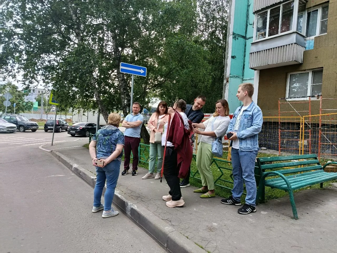 Глава управы района Бирюлево Восточное Александр Кучерявкин 20 июня провел плановый обход территории